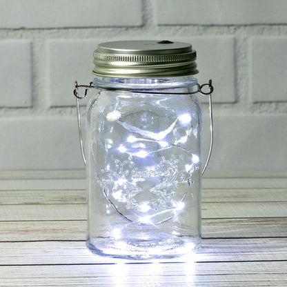 Fantado MoonBrightâ„¢ BULK PACK (6) LED Mason Jar Lights, Battery Powered for Wide Mouth - Cool White (Lid Lights Only)
