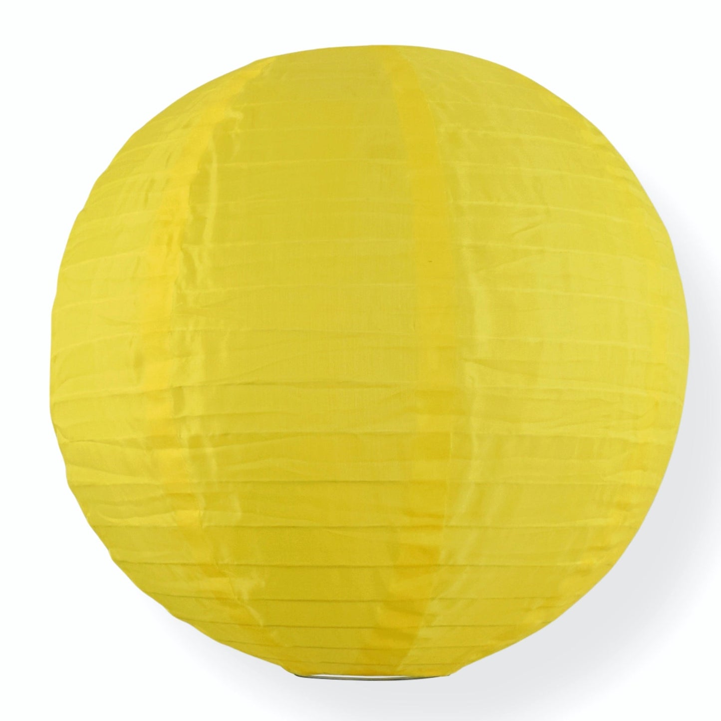 BULK PACK (5) 30" Yellow Jumbo Shimmering Nylon Lantern, Even Ribbing, Durable, Dry Outdoor Hanging Decoration - PaperLanternStore.com - Paper Lanterns, Decor, Party Lights & More