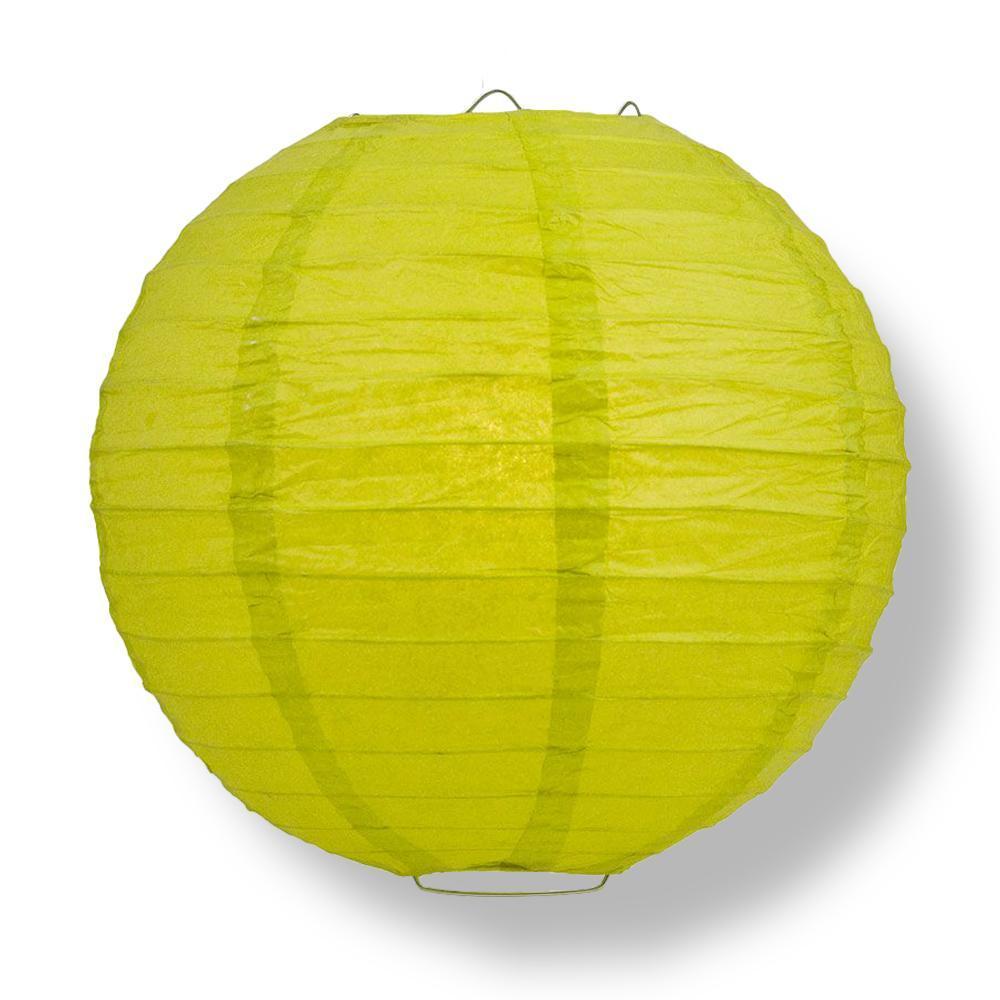 30" to 36" Even Ribbing Paper Lanterns - Various Colors Available - PaperLanternStore.com - Paper Lanterns, Decor, Party Lights & More