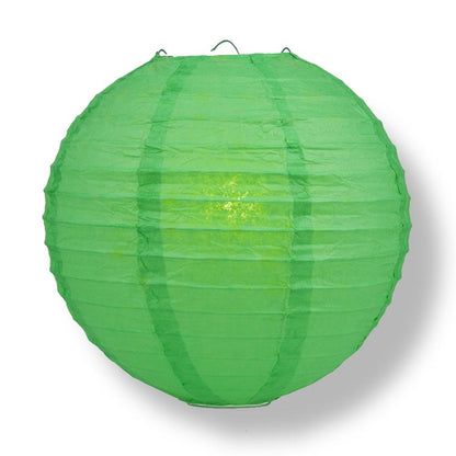 14" Christmas Holiday Mix Paper Lantern String Light COMBO Kit (21 FT, EXPANDABLE, White Cord)