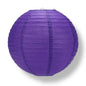 6" Plum Purple Round Paper Lantern, Even Ribbing, Chinese Hanging Wedding & Party Decoration - PaperLanternStore.com - Paper Lanterns, Decor, Party Lights & More