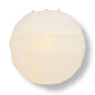 36" Beige / Ivory Jumbo Round Paper Lantern, Crisscross Ribbing, Chinese Hanging Wedding & Party Decoration