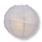 20" Gray / Grey Round Paper Lantern, Crisscross Ribbing, Chinese Hanging Wedding & Party Decoration - PaperLanternStore.com - Paper Lanterns, Decor, Party Lights & More