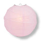 8" Pink Round Paper Lantern, Crisscross Ribbing, Chinese Hanging Wedding & Party Decoration - PaperLanternStore.com - Paper Lanterns, Decor, Party Lights & More