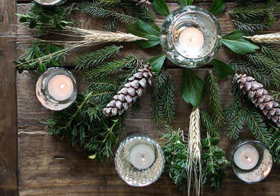 2.5" Silver Mercury Glass Votive Tea Light Candle Holder - PaperLanternStore.com - Paper Lanterns, Decor, Party Lights & More