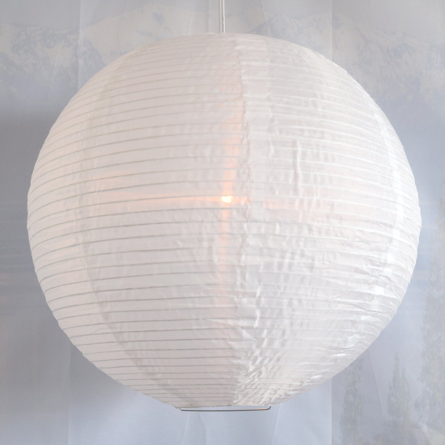 White Fine Line Premium Nylon Lanterns