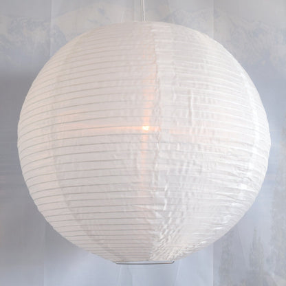 White Fine Line Premium Nylon Lanterns