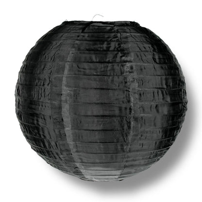 6" to 8" Shimmering Even Ribbing Nylon Lanterns - Various Colors Available - PaperLanternStore.com - Paper Lanterns, Decor, Party Lights & More