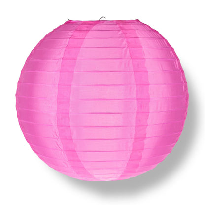 4 Inch Red Round Shimmering Nylon Lanterns, Even Ribbing, Hanging (10-PACK) Decoration - PaperLanternStore.com - Paper Lanterns, Decor, Party Lights & More