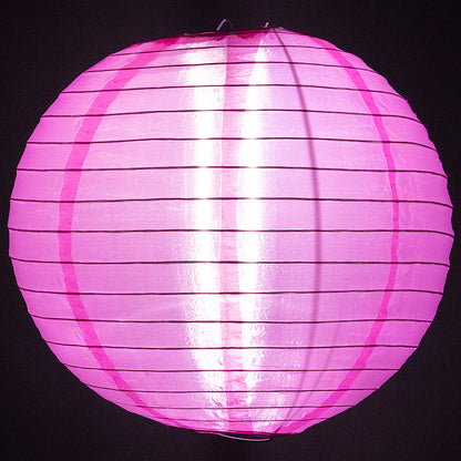 4 Inch Red Round Shimmering Nylon Lanterns, Even Ribbing, Hanging (10-PACK) Decoration - PaperLanternStore.com - Paper Lanterns, Decor, Party Lights & More