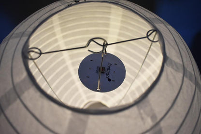 MoonBright 12" Orange Paper Lanterns with Budget Friendly OmniDisk LED Lights (12-PACK Combo Kit) - PaperLanternStore.com - Paper Lanterns, Decor, Party Lights & More