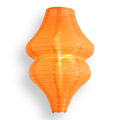 Orange Beehive Unique Shaped Nylon Lantern, 10-inch x 14-inch