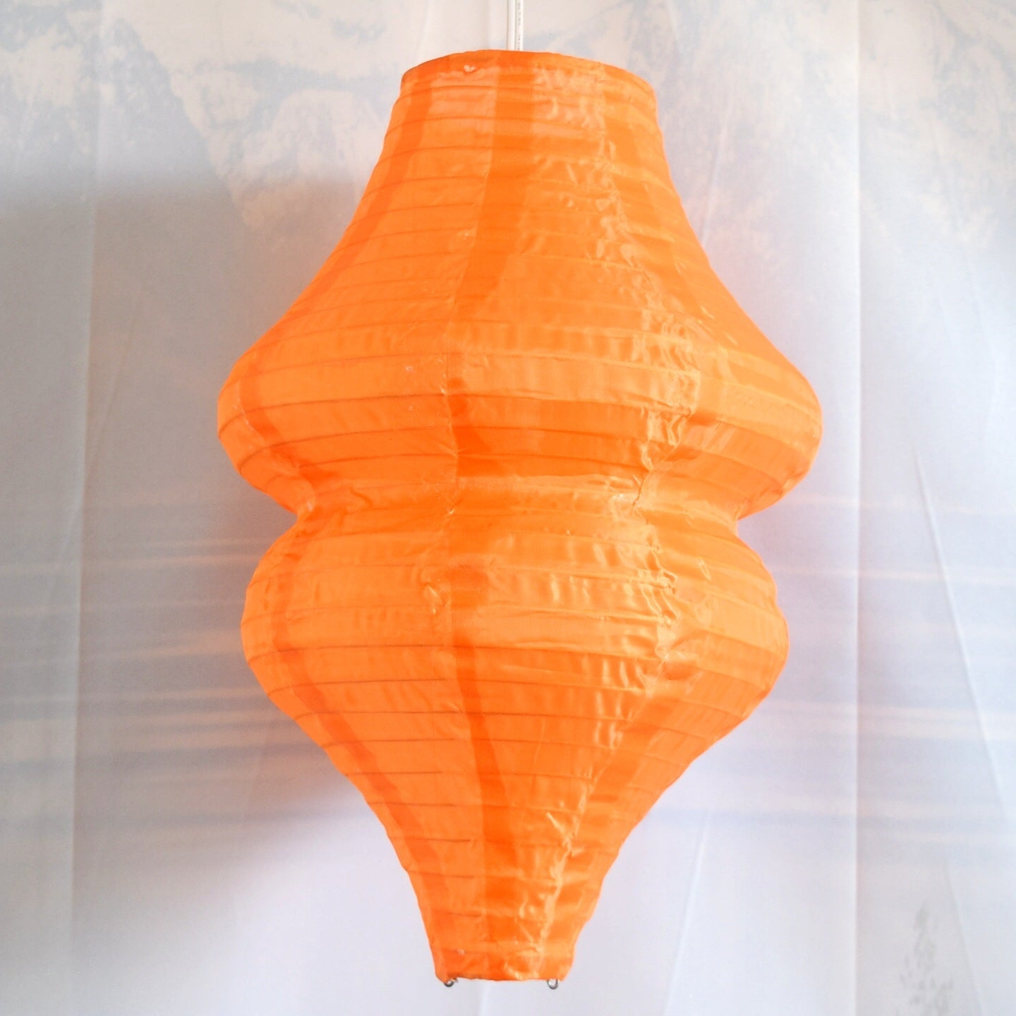 Orange Beehive Unique Shaped Nylon Lantern, 10-inch x 14-inch