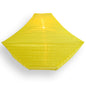 14" Yellow Pagoda Unique Shaped Shimmering Nylon Lantern