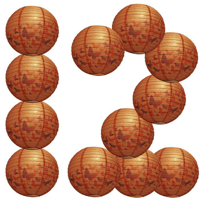 12 PACK | 14" Artisan Print Butterfly Daydreams Paper Lantern, Design by Esper - PaperLanternStore.com - Paper Lanterns, Decor, Party Lights & More