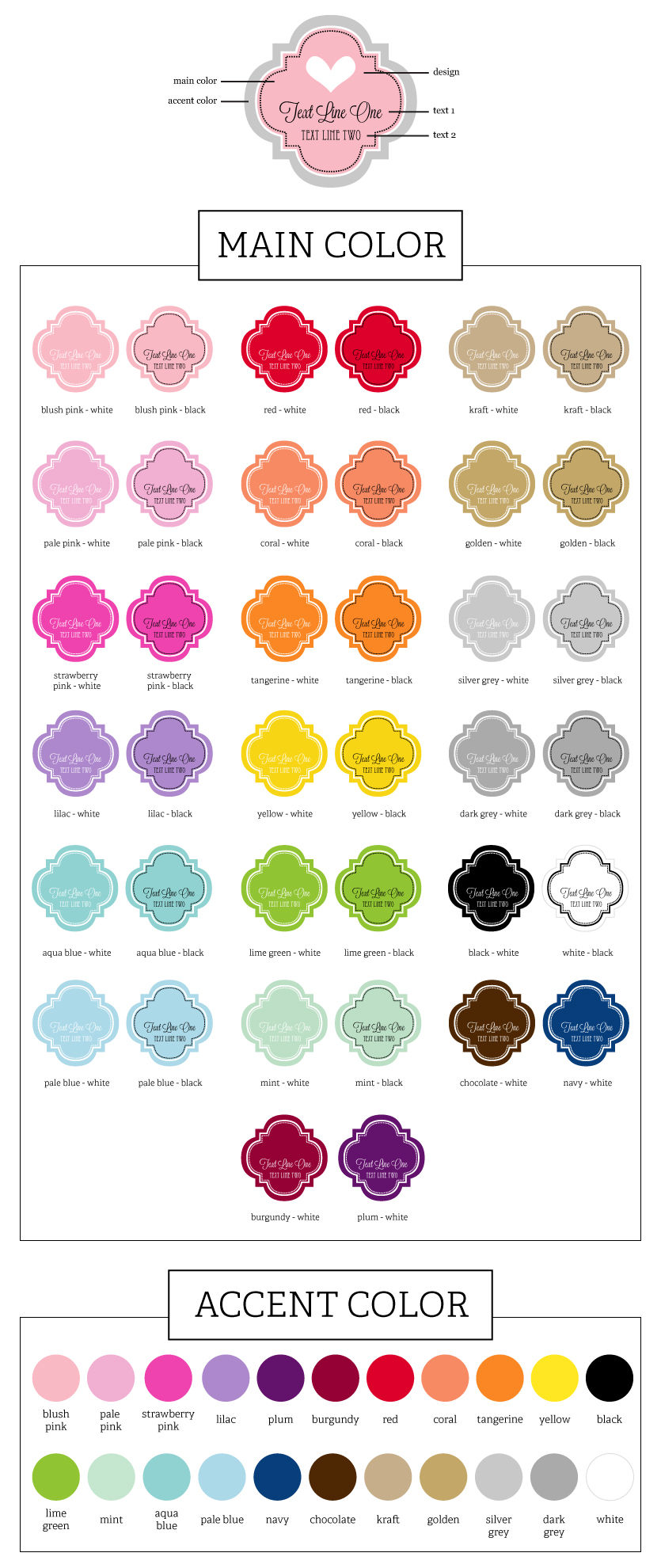 Mod Labels Personalized MOD Theme Silhouette 1.5 Inch Mini Favor Labels Stickers ...