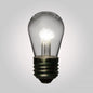White 0.7-Watt LED S14 Sign Light Bulb, Shatterproof, E26 Medium Base - PaperLanternStore.com - Paper Lanterns, Decor, Party Lights & More