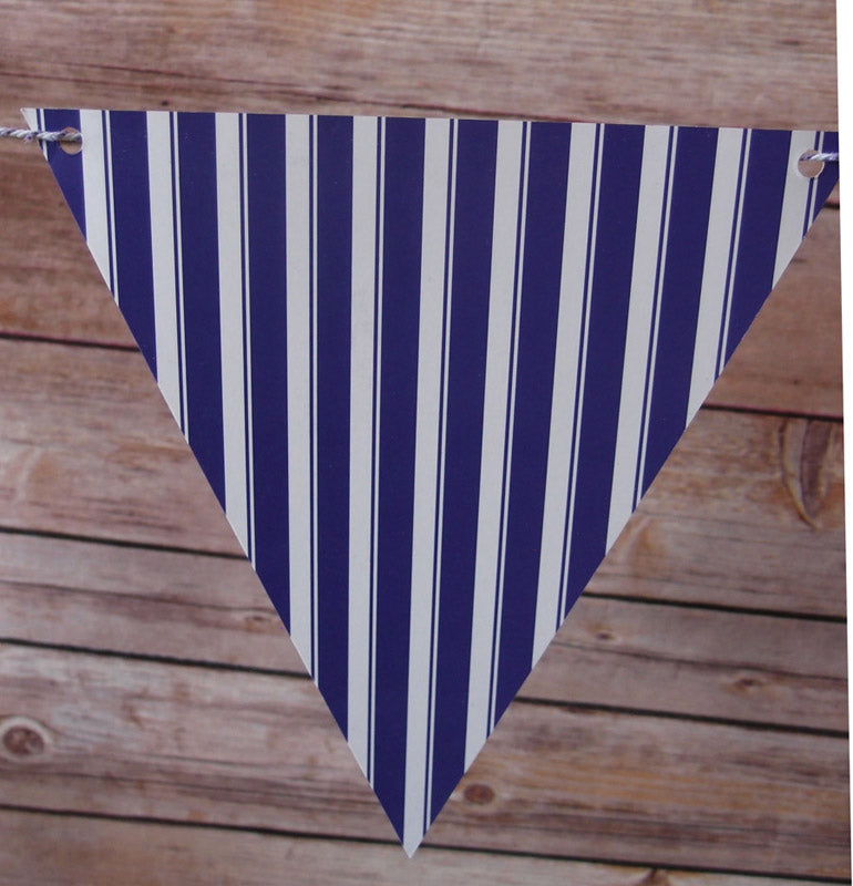 Purple Mix Pattern Triangle Flag Pennant Banner (11FT) - PaperLanternStore.com - Paper Lanterns, Decor, Party Lights & More