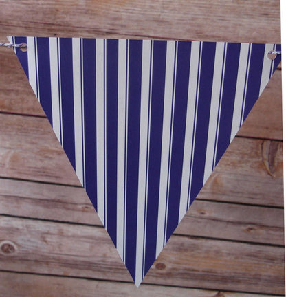 Purple Mix Pattern Triangle Flag Pennant Banner (11FT) - PaperLanternStore.com - Paper Lanterns, Decor, Party Lights & More