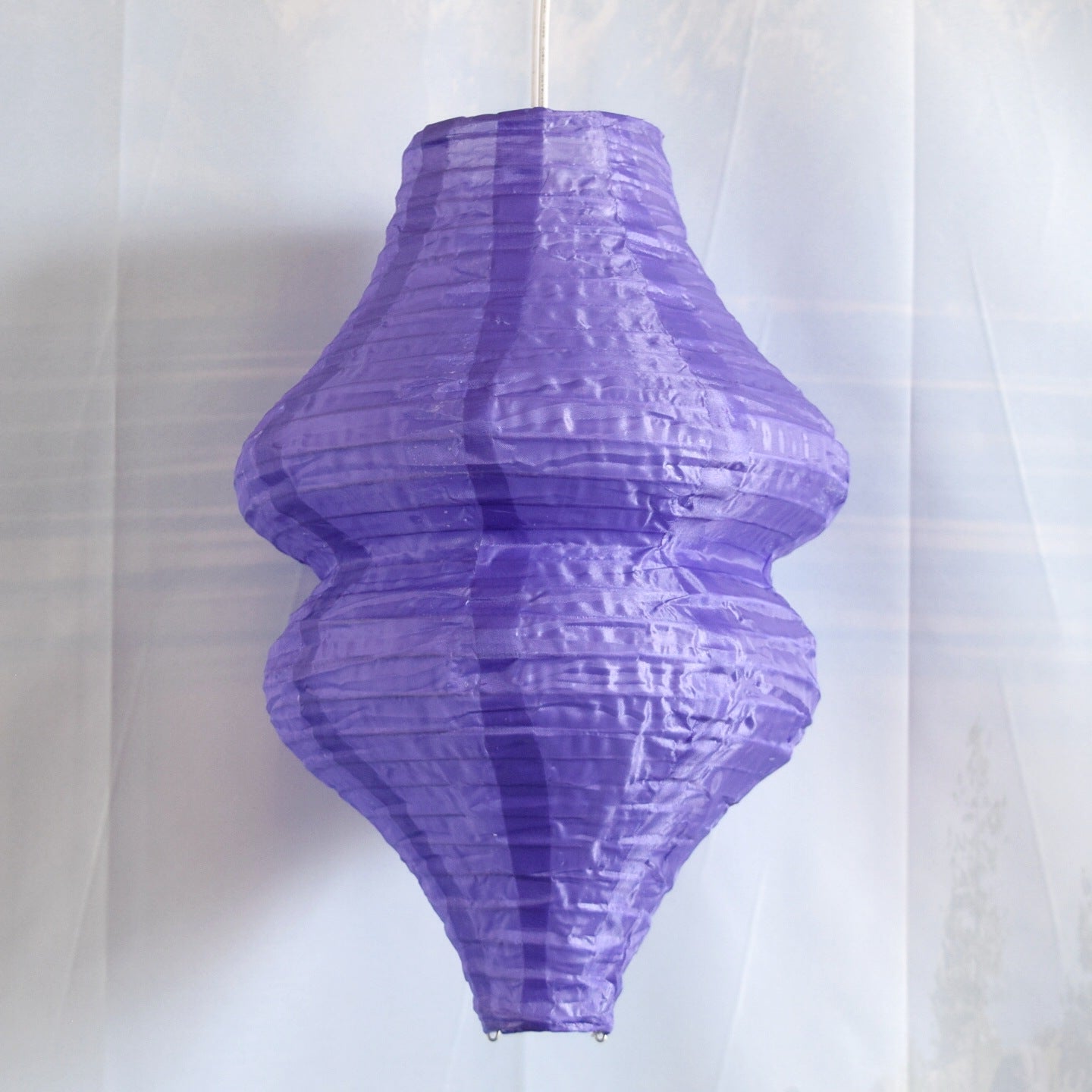 Purple Beehive Unique Shaped Nylon Lantern, 10-inch x 14-inch