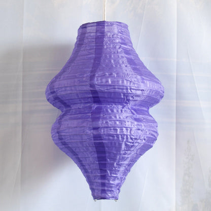 Purple Beehive Unique Shaped Nylon Lantern, 10-inch x 14-inch