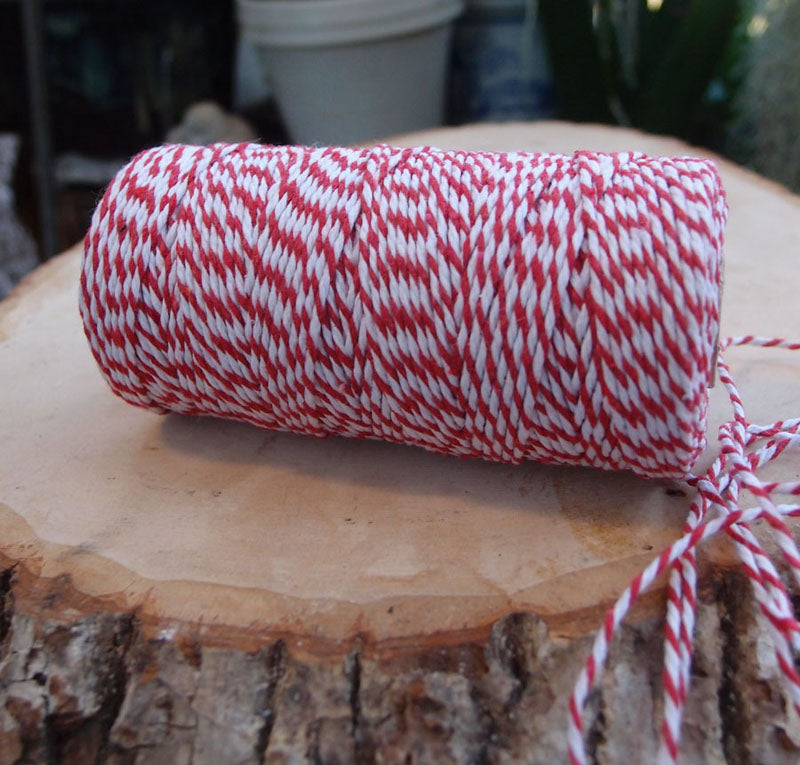 Red Bakers Twine Decorative Craft String - PaperLanternStore.com - Paper Lanterns, Decor, Party Lights & More