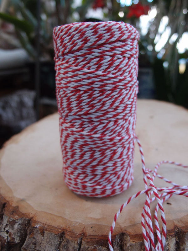 Red Bakers Twine Decorative Craft String - PaperLanternStore.com - Paper Lanterns, Decor, Party Lights & More
