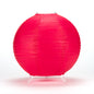 Red Round Centerpiece Candle Lantern w/ Fine Lines - PaperLanternStore.com - Paper Lanterns, Decor, Party Lights & More