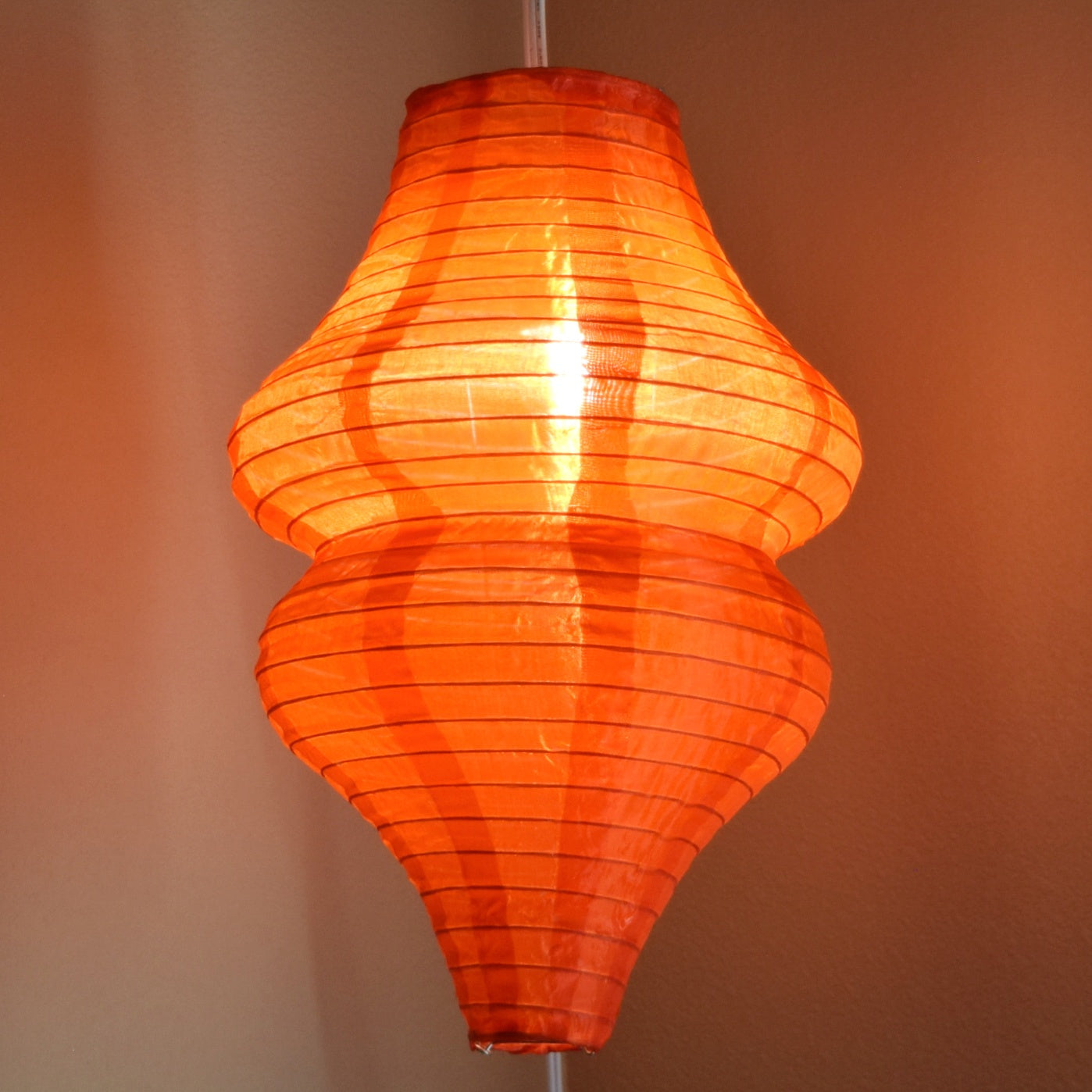 Red Beehive Unique Shaped Nylon Lantern, 10-inch x 14-inch