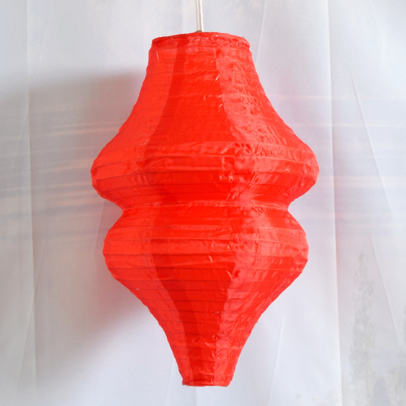 Red Beehive Unique Shaped Nylon Lantern, 10-inch x 14-inch