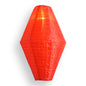Red Diamond Unique Shaped Shimmering Nylon Lantern, 12-inch x 19-inch