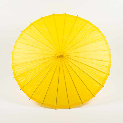 32" Yellow Paper Parasol Umbrella - PaperLanternStore.com - Paper Lanterns, Decor, Party Lights & More