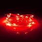 7.5 FT|20 LED Battery Operated Red Fairy String Lights With Silver Wire - PaperLanternStore.com - Paper Lanterns, Decor, Party Lights & More