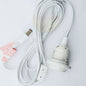 BULK PACK (6) Single Socket Pendant Light Cord Kits for Lanterns (15FT, UL Listed, Switch, White) - PaperLanternStore.com - Paper Lanterns, Decor, Party Lights & More
