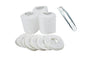 4 Inch White Hako Box Unique Shaped Paper Lantern (10-PACK) - PaperLanternStore.com - Paper Lanterns, Decor, Party Lights & More