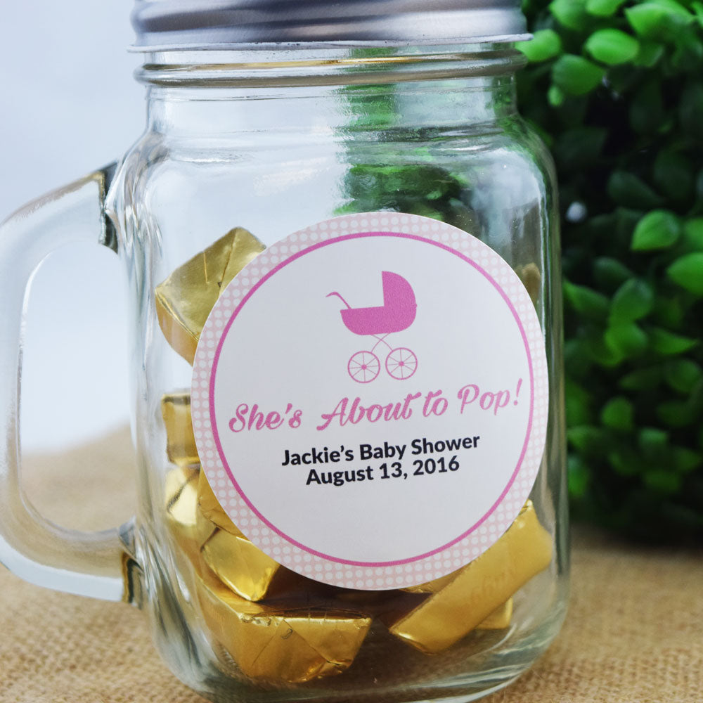 Small Mason Jar Mug w/ Handle, Lid (1 Pint / 16 oz) - Great for Crafting and Favors - PaperLanternStore.com - Paper Lanterns, Decor, Party Lights & More