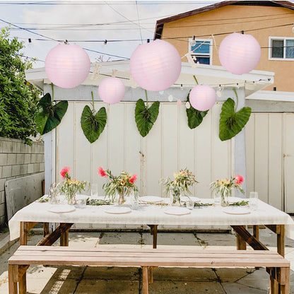 Ultimate 20pc Pink Paper Lantern Party Pack - Assorted Sizes of 6, 8, 10, 12 for Weddings, Birthday, Events and Decor - PaperLanternStore.com - Paper Lanterns, Decor, Party Lights & More