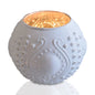 Vintage Mercury Glass Vase and Candle Holder (3.25-Inches, Small Josephine Design, Antique White) - Use with Tea lights - for Home Décor, Parties and Weddings - PaperLanternStore.com - Paper Lanterns, Decor, Party Lights & More