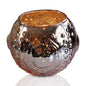 Vintage Mercury Glass Vase and Candle Holder (3.25-Inches, Small Josephine Design, Rose Gold Pink) - Use with Tea lights - for Home Décor, Parties and Weddings - PaperLanternStore.com - Paper Lanterns, Decor, Party Lights & More