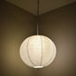 Fine Line Premium Paper Lantern Pendant Light Cord KIT with S14 Warm White LED Bulb