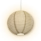 Crepe Premium Paper Lantern Pendant Light Cord Kit with G50 Warm White LED Bulb