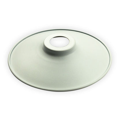 Classic Metal Patio Light Bulb Shade Cover for Outdoor Commercial String Lights, E26, White - PaperLanternStore.com - Paper Lanterns, Decor, Party Lights & More