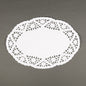 9" Oval White Lace Paper Doilies Disposable Party Table Decor (50-PACK) - PaperLanternStore.com - Paper Lanterns, Decor, Party Lights & More