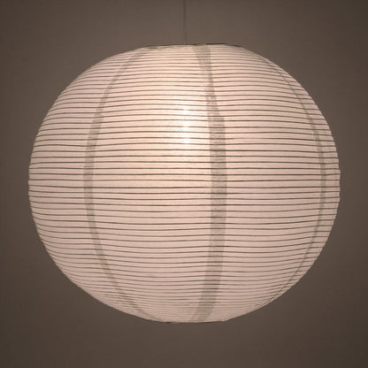 14" White Fine Line Premium Even Ribbing Paper Lantern, Extra Sturdy - PaperLanternStore.com - Paper Lanterns, Decor, Party Lights & More