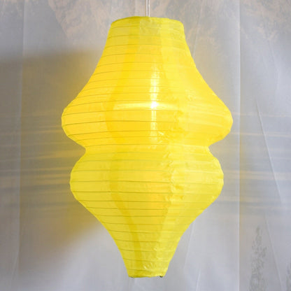 Yellow Beehive Unique Shaped Nylon Lantern, 10-inch x 14-inch