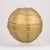 24" Gold Round Paper Lantern, Crisscross Ribbing, Chinese Hanging Wedding & Party Decoration - AsianImportStore.com - B2B Wholesale Lighting and Decor