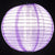 BLOWOUT (10-PACK) 12" Light Purple Shimmering Nylon Lantern, Even Ribbing, Durable, Hanging Decoration - AsianImportStore.com - B2B Wholesale Lighting & Décor since 2002.