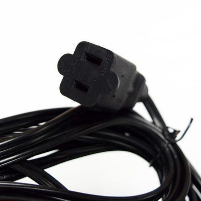 24 Socket Outdoor Commercial String Light Set, S14 Bulbs, 54 FT Black Cord w/ E26 Medium Base, Weatherproof