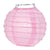 10 Socket Pink Round Paper Lantern Party String Lights (4" Lanterns, Expandable) - AsianImportStore.com - B2B Wholesale Lighting & Decor since 2002