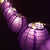 10 Socket Purple Round Paper Lantern Party String Lights (4" Lanterns, Expandable) - AsianImportStore.com - B2B Wholesale Lighting & Decor since 2002